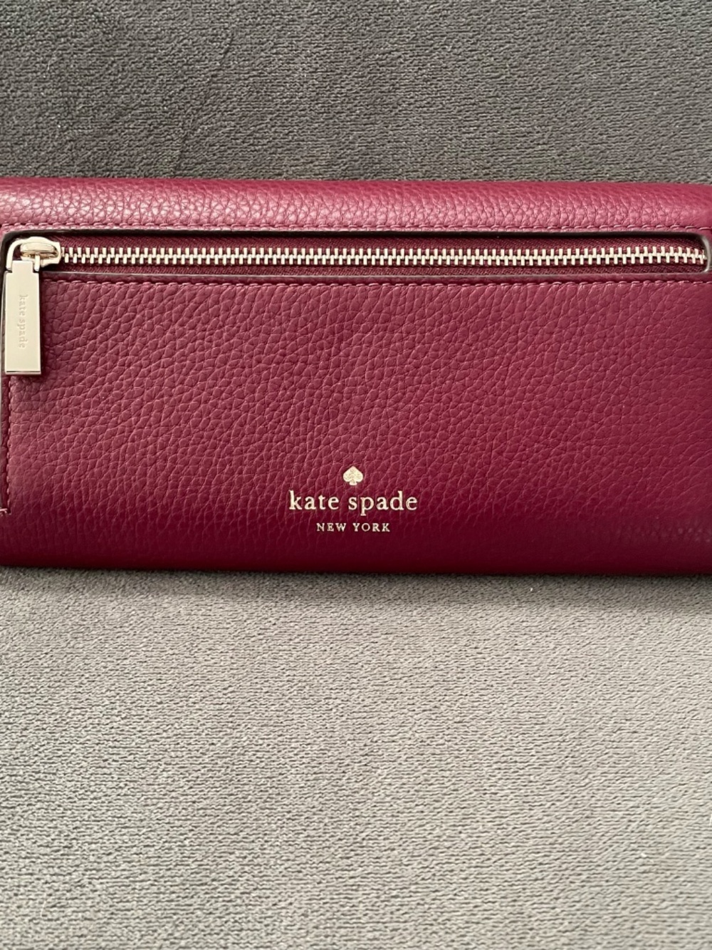 Magenta Kate Spade Clutch Wallet - Picture 2 of 3